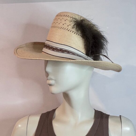 NWOT Hard Woven Lanning Belleville Cowboy Hat main image 7